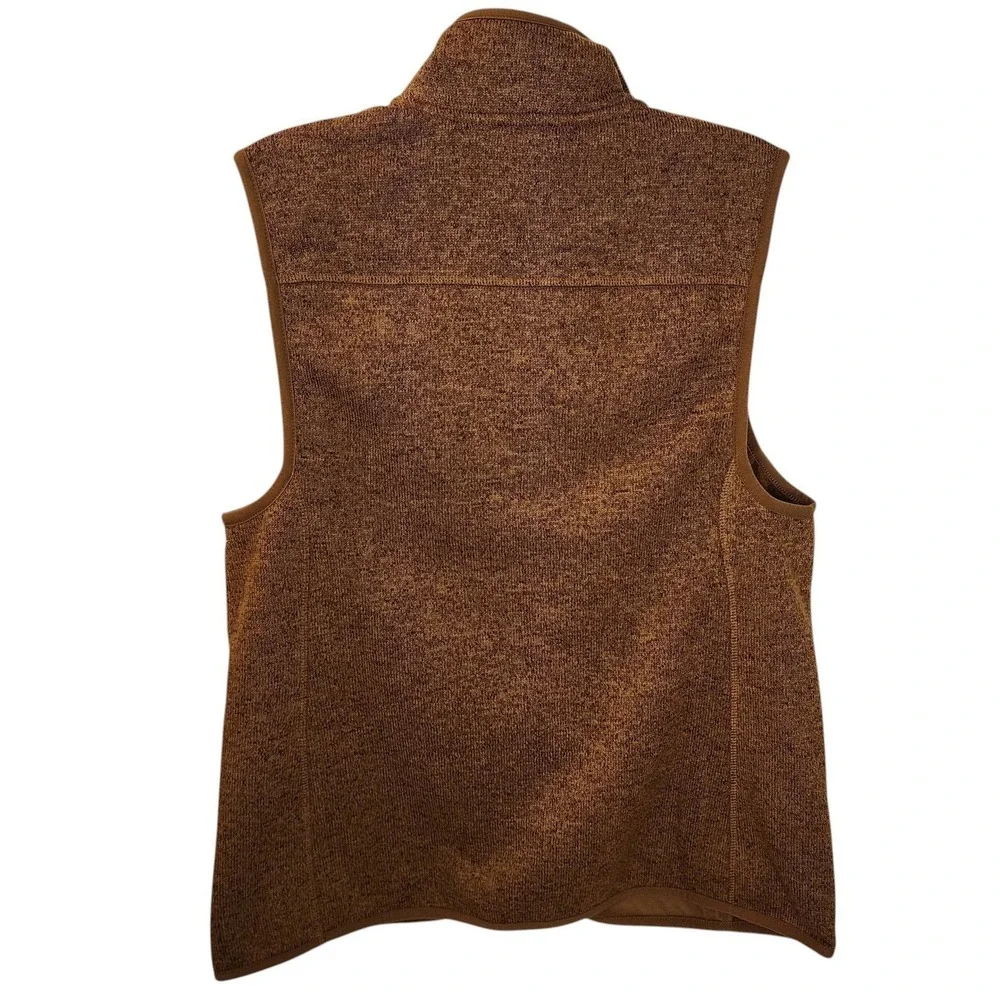 Orvis Men's Heroes Wool-Look Sweater Fleece Vest Brown Small S Fall 2024